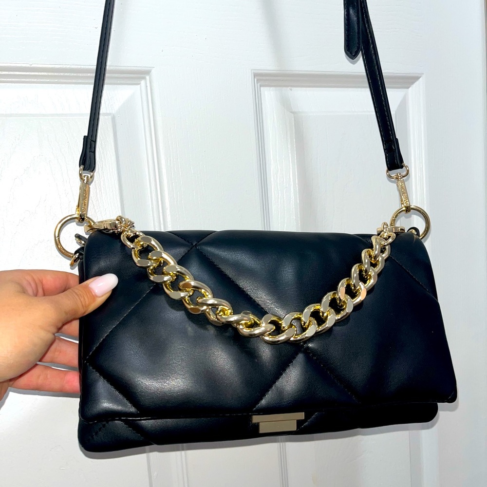 Steve Madden soft quilted clutch crossbody bag